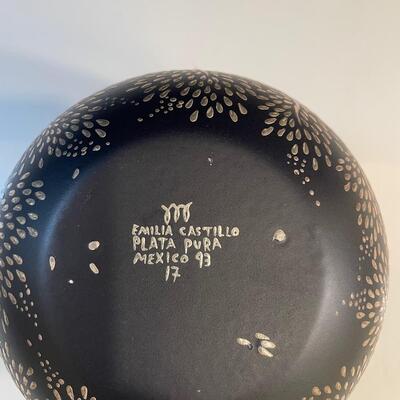Lot 147  Emilia Castillo Vase with Sterling Overlay