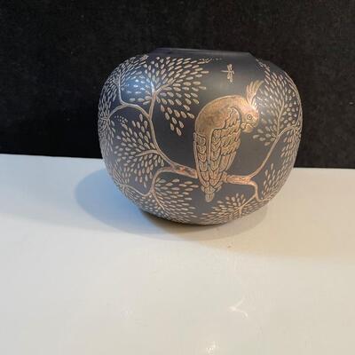 Lot 147  Emilia Castillo Vase with Sterling Overlay