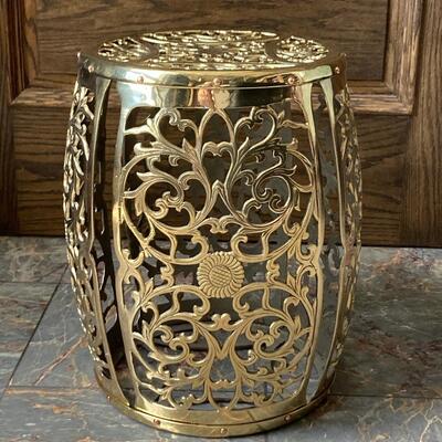 Brass Garden Seat