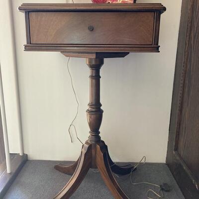 Duncan Phyfe Style Walnut Side Table