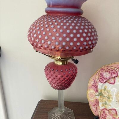 Cranberry Lamp