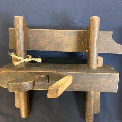 Antique wood working router.
