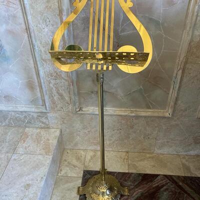 Brass music stand