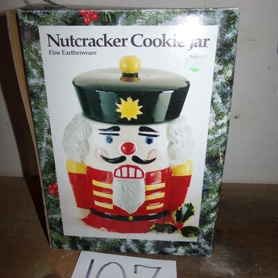 LOT 107  NUTCRACKER COOKIE JAR
