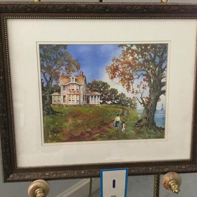 Watercolor by Laurel DE Native William "Bill" Venables