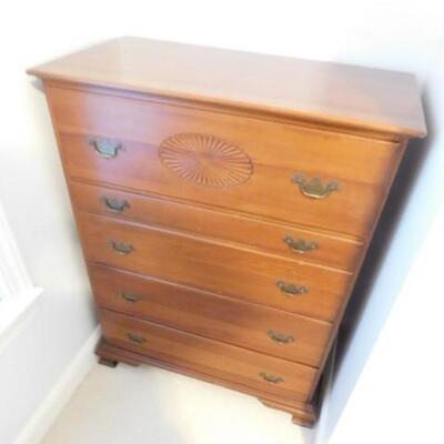 Nice Vintage Solid Cherry Chest of Drawers by Mabry Mills Mount Airy 