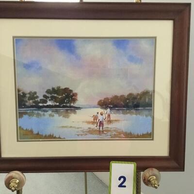 Original Watercolor by Laurel DE Native William "Bill" Venables