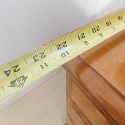 Nice Vintage Solid Wood Knee Hole Desk (No Contents)