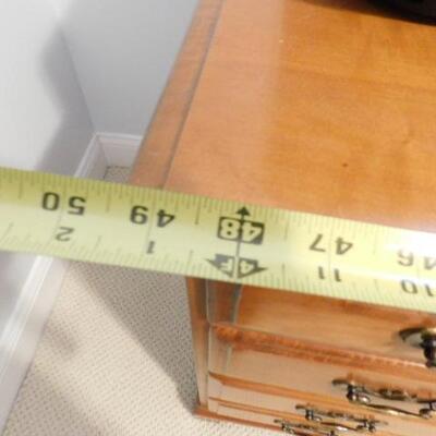 Nice Vintage Solid Wood Knee Hole Desk (No Contents)