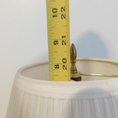 Vintage Fenton Coin Dot Glass Post Lamp with Marble Base 