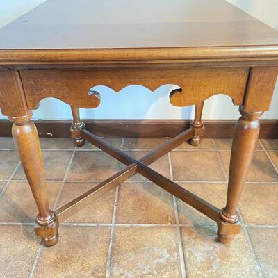 SOLID WOOD SQUARE END TABLE