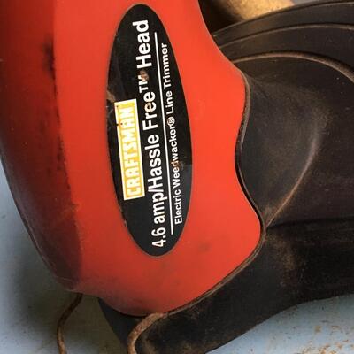 Craftsman working electric weedwacker, 4.6 amps