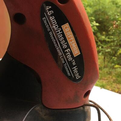 Craftsman working electric weedwacker, 4.6 amps