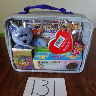 LOT 131 NEW TY BEANIE BABY COLLECTIBLE GIFT SET