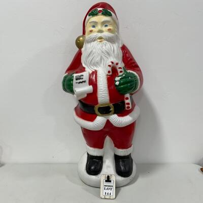 [144] VINTAGE | Santa Blow Mold | Outdoor Decor