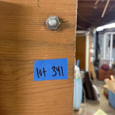 lot 341- tool bench, stools, all misc. tools and parts