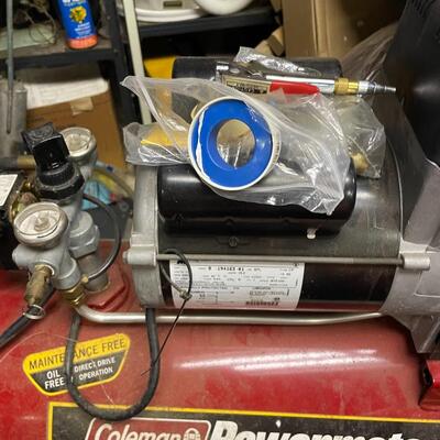 lot 346- Coleman 25 gallon air compressor