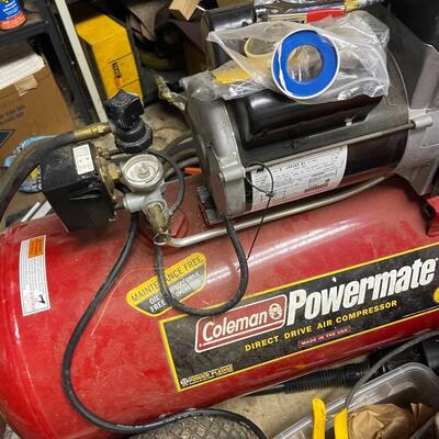 lot 346- Coleman 25 gallon air compressor