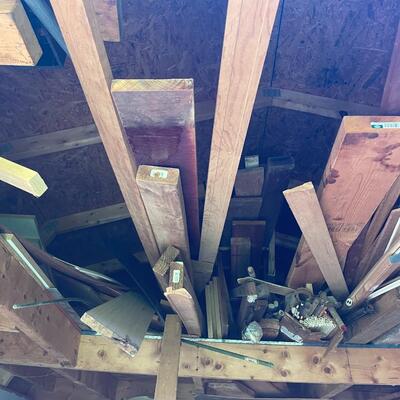 lot 348- entire contents of shed, misc. tools, etc.