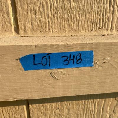 lot 348- entire contents of shed, misc. tools, etc.