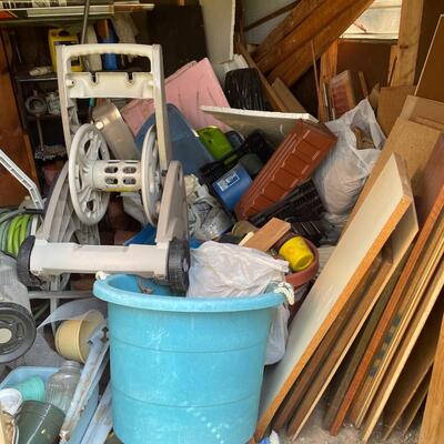 lot 348- entire contents of shed, misc. tools, etc.