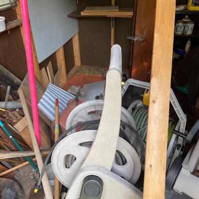 lot 348- entire contents of shed, misc. tools, etc.