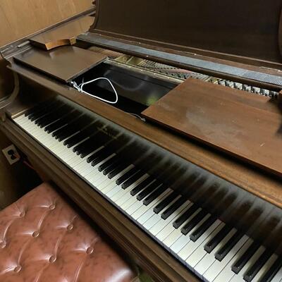 lot 350- Steinway and Sons piano 1920 walnut model L serial #203831 appraised $21,520.00