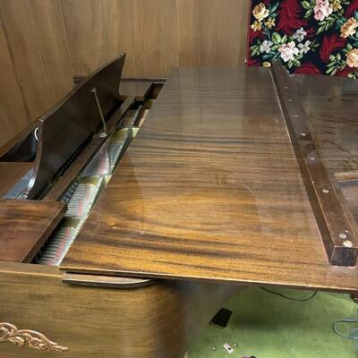 lot 350- Steinway and Sons piano 1920 walnut model L serial #203831 appraised $21,520.00