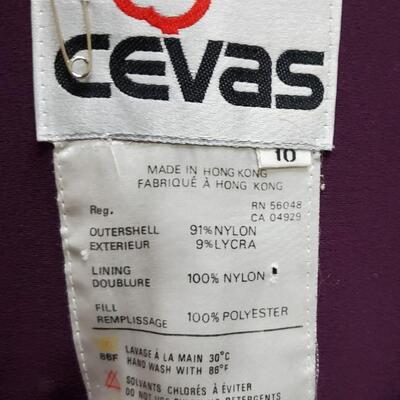 1970 style CEVAS ski bib 