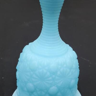 Fenton  Satin Glass Daisy and Button Bell 