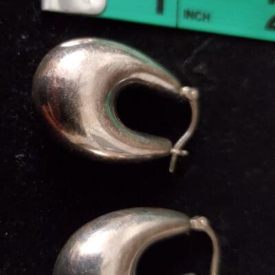 .999 Silver Pierced Earrings 