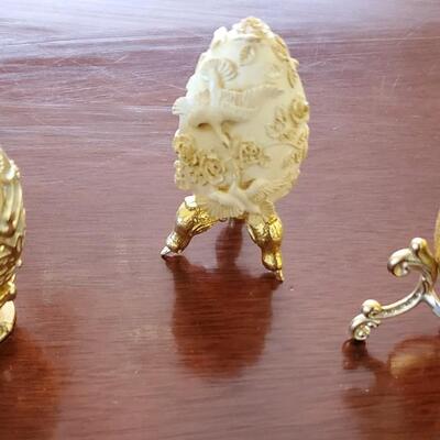 Franklin Mint Collector's Eggs - 3 