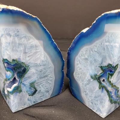 Geode Book Ends 
