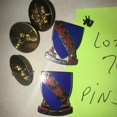 5 Military Pins (Lot 70)