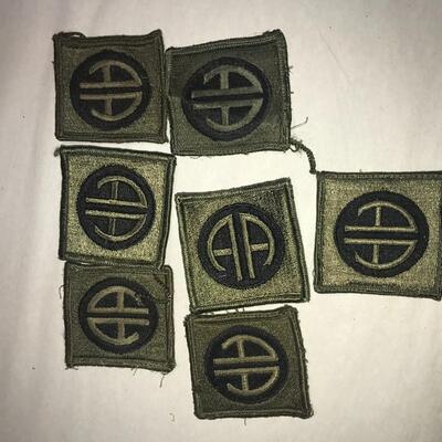 7 Military Airborne Patches (Lot 77)