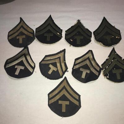 9 Military Patches (Lot 82)