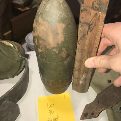 WW2 Fired M72 75mm AP-T projectile (Lot 90)
