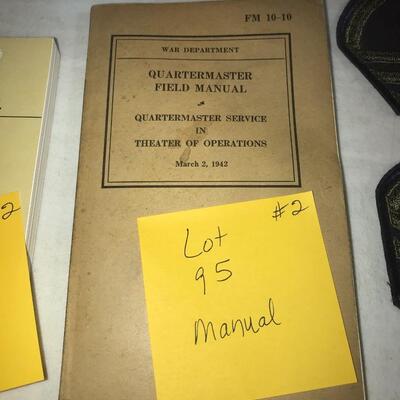 War Department 1942 QuarterMaster Field Manual (Lot 95)