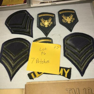 7 Military Patches (Lot 96)