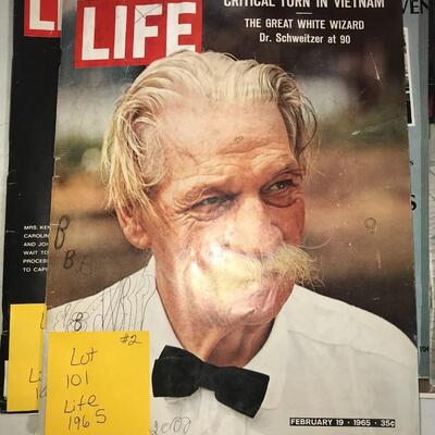 Life Magazine February 19, 1965 Dr Schweitzer The Great White Wizard (Lot 101)