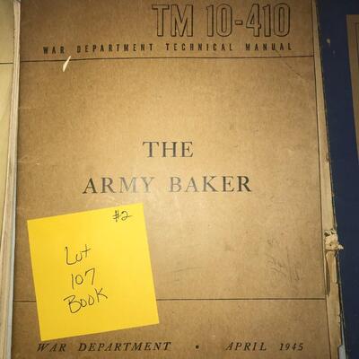 War Department Technical Manual The Army Baker TM 10-410 April 1945 (Lot 107)