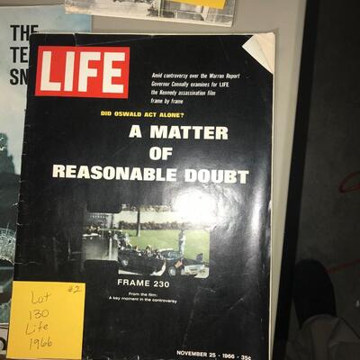 Life Magazine A Matter of Reasonable Doubt Lee Oswald November 26, 1966 (Lot 130)