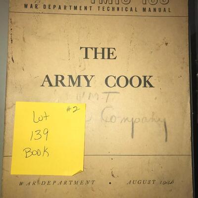 War Department Technical Manual The Army Cook August  1946 (Lot 139)