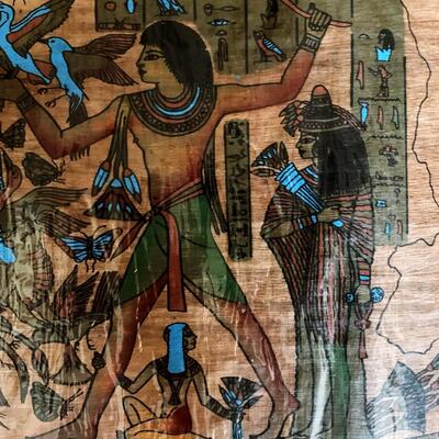 Fowling in the Marshes Papyrus Art