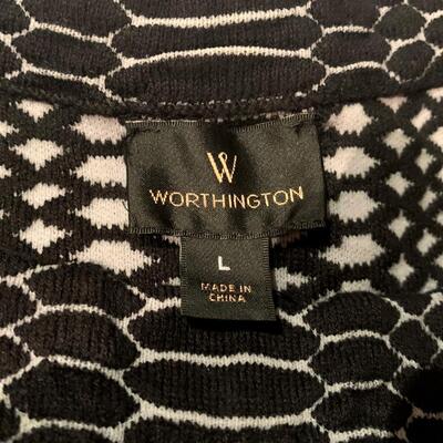 Women's Worthington Alligator Sweater Size Large