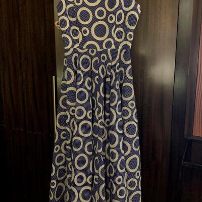 Vintage Women's Polka Dot Dress Size 7/8