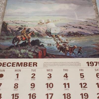 Lot 57 Santa Fe 1975-76 Wall Calendars