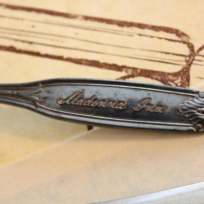 Lot 68 Collectible Vintage Menus & Flatware from Restaurants
