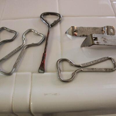Lot 69 Bottle Cap Openers - Hilton, Coke, Beer