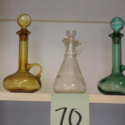 Lot 70 Small Decanters